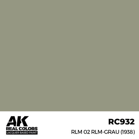 RC932 - RLM 02 RLM-Grau (1938) 17ml - [AK Interactive]