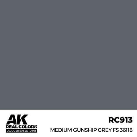 RC913 - Medium Gunship Grey FS 36118 17ml - [AK Interactive]