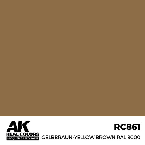 RC861 - Gelbbraun-Yellow Braun RAL 8000 17ml - [AK Interactive]