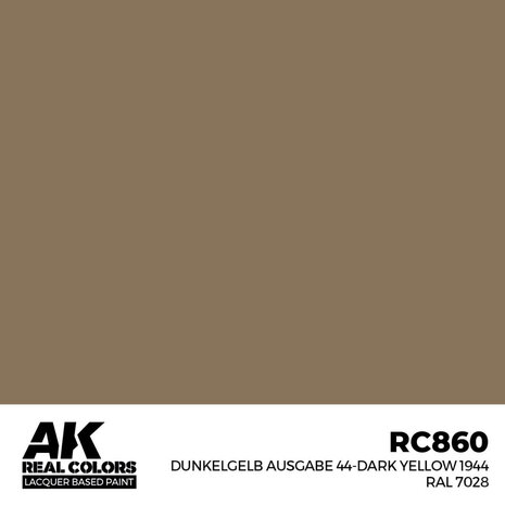 RC860 - Dunkelgelb Ausgabe 44-Dark Yellow 1944 17ml - [AK Interactive]