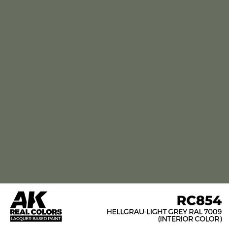 RC854 - Hellgrau-Light Grey RAL 7009 (Interior Color) 17ml - [AK Interactive]