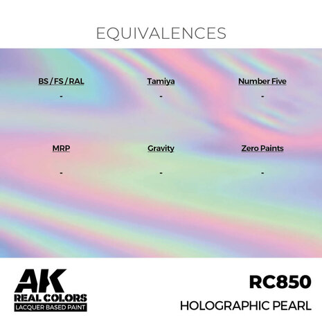 RC850 - Holographic Pearl 17ml - [AK Interactive]