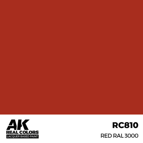 RC810 - Red RAL 3000 17ml - [AK Interactive]