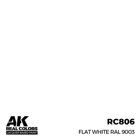 RC806 - Flat White RAL 9003 17ml - [AK Interactive]