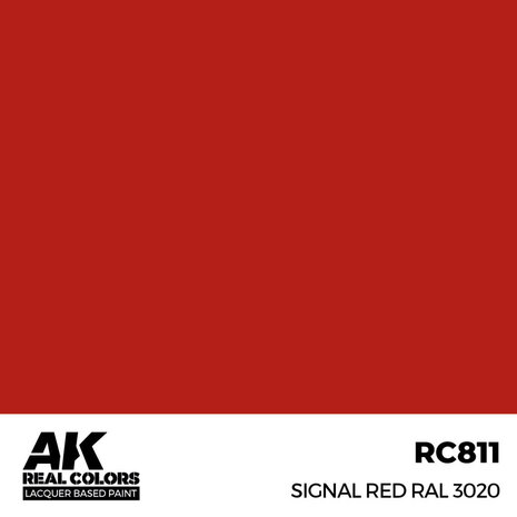 RC811 - Signal Red RAL 3020 17ml - [AK Interactive]