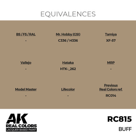 RC815 - Buff 17ml - [AK Interactive]