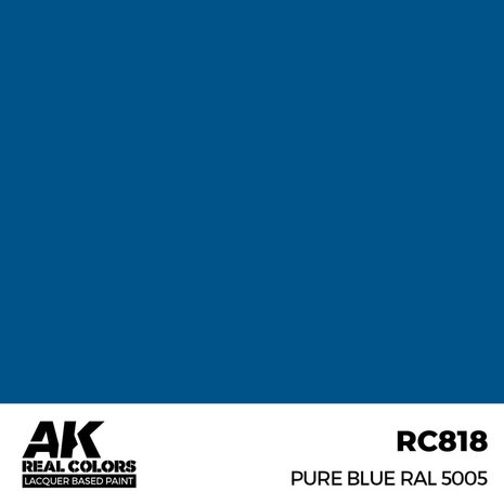 RC818 - Pure Blue RAL 5005 17ml - [AK Interactive]