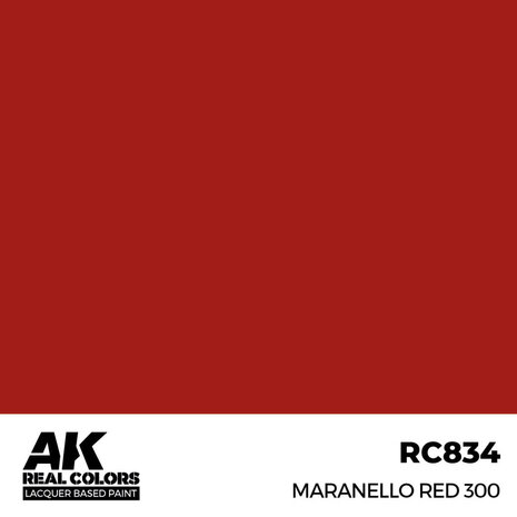 RC834 - Maranello Red 300 17ml - [AK Interactive]