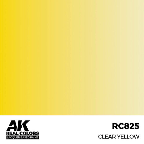 RC825 - Clear Yellow 17ml - [AK Interactive]