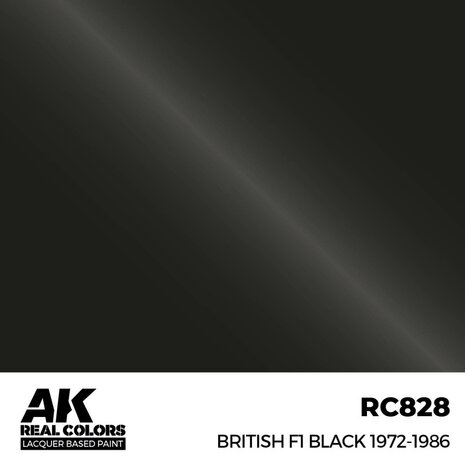 RC828 - British F1 Black 1972-1986 17ml - [AK Interactive]