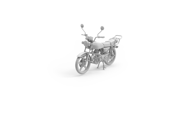 AK35027 - CG125 Japanese Motorcycle - 1:35