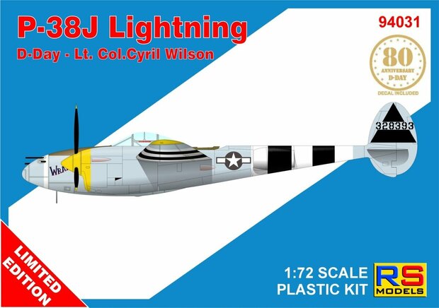 RS Models 94031 - P-38J Lightning D-Day - Lt.Col. Cyril Wilson - 1:72