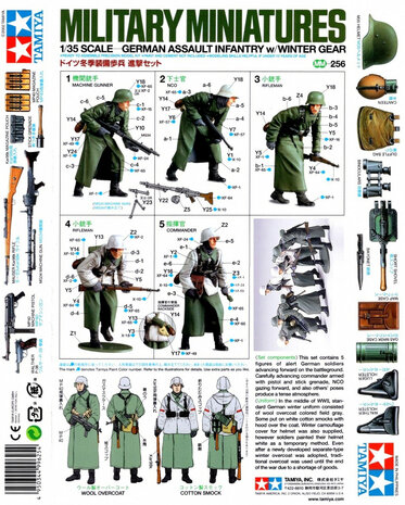 Tamiya 35256 - German Assault Infantry with Winter Gear - 1:35