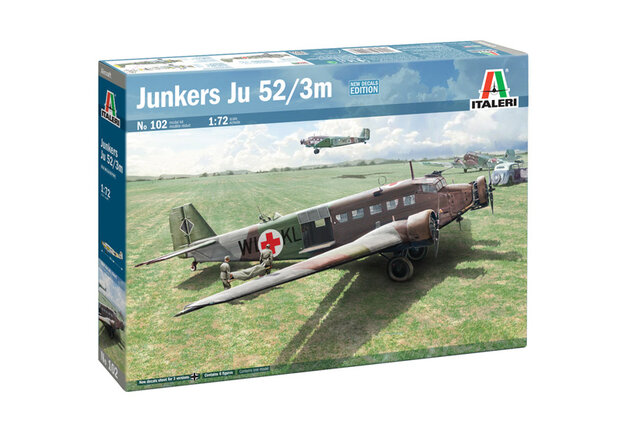 Italeri 102 - Junker Ju-52/3m - 1:72