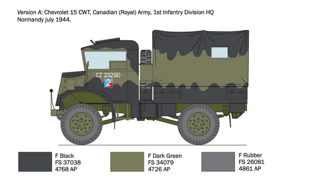 Italeri 233 - Chevrolet 15 CWT - 1:35