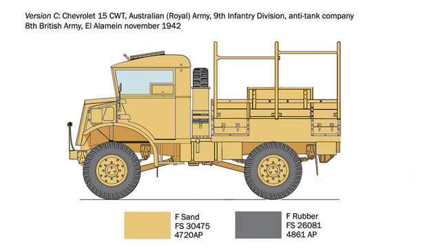 Italeri 233 - Chevrolet 15 CWT - 1:35