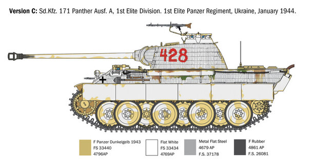 Italeri 270 - Sd.Kfz. 171 Panther Ausf. A - 1:35