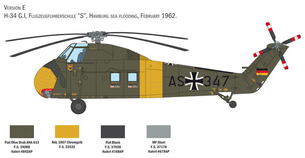 Italeri 2776 - H-34A Pirate /UH-34D U.S. Marines - 1:48