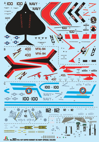 Italeri 2823 - F/A-18F Super Hornet U.S. Navy Special Colors - 1:48