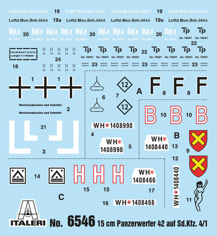 Italeri 6546 - 15 cm. Panzerwerfer 42 auf Sd.Kfz. 4/1 - 1:35