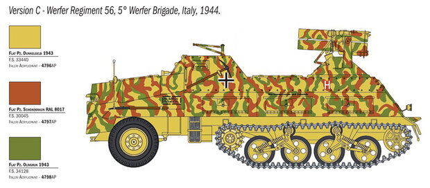 Italeri 6546 - 15 cm. Panzerwerfer 42 auf Sd.Kfz. 4/1 - 1:35