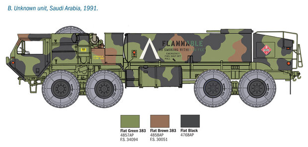 Italeri 6554 - M978 Fuel Servicing Truck - 1:35