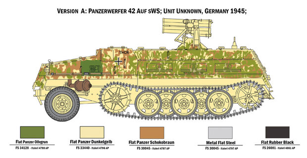 Italeri 6562 - 15 cm. Panzerwerfer 42 auf sWS - 1:35