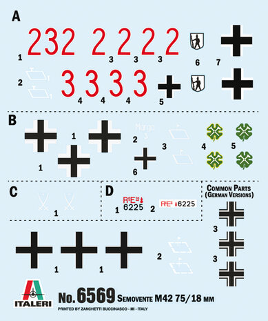 Italeri 6569 - Semovente M42 da 75/18 - 1:35