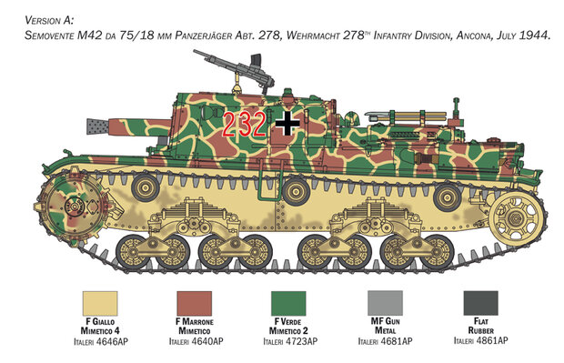 Italeri 6569 - Semovente M42 da 75/18 - 1:35