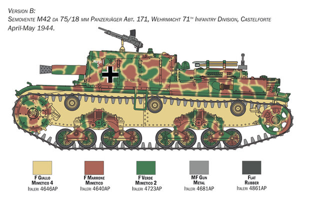 Italeri 6569 - Semovente M42 da 75/18 - 1:35