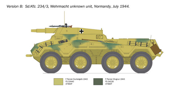 Italeri 6756 - Sd. Kfz. 234/3 - 1:35