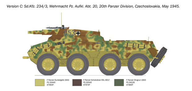 Italeri 6756 - Sd. Kfz. 234/3 - 1:35