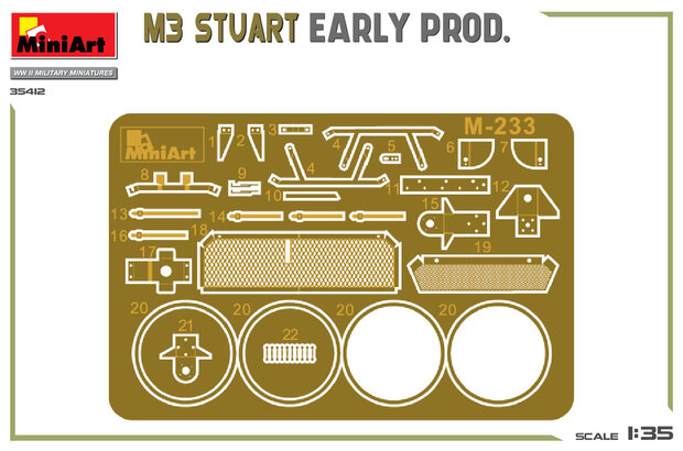 MiniArt 35412 - M3 Stuart Early Prod. - 1:35