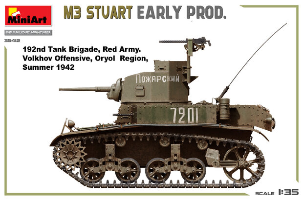 MiniArt 35412 - M3 Stuart Early Prod. - 1:35