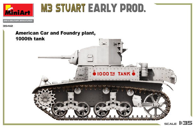 MiniArt 35412 - M3 Stuart Early Prod. - 1:35