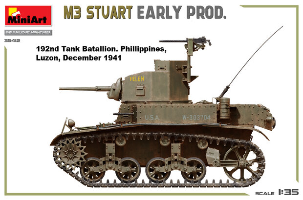 MiniArt 35412 - M3 Stuart Early Prod. - 1:35