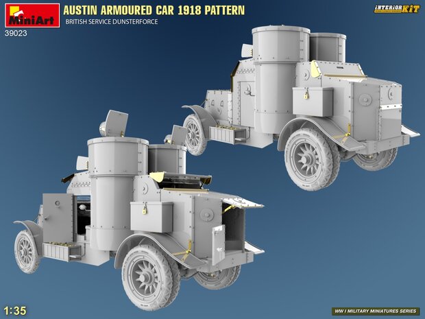 MiniArt 39023 - Austin Armoured Car 1918 Pattern. British Service Dunsterforce. Intererior Kit - 1:35