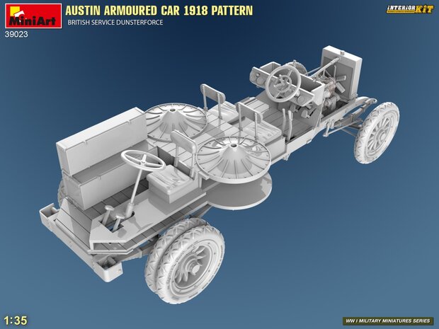 MiniArt 39023 - Austin Armoured Car 1918 Pattern. British Service Dunsterforce. Intererior Kit - 1:35