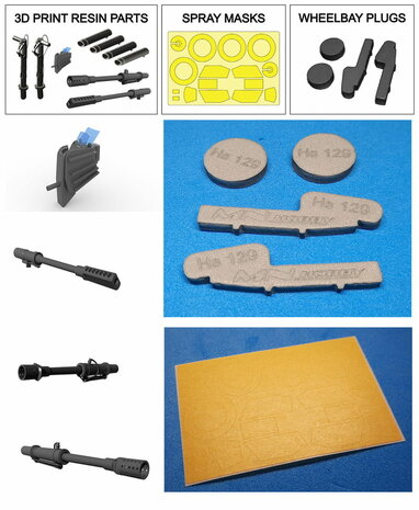 MN Hobby 48MN002 - Henschel Hs 129B-2 with Cannon MK 101 & MK 103 - 1:48