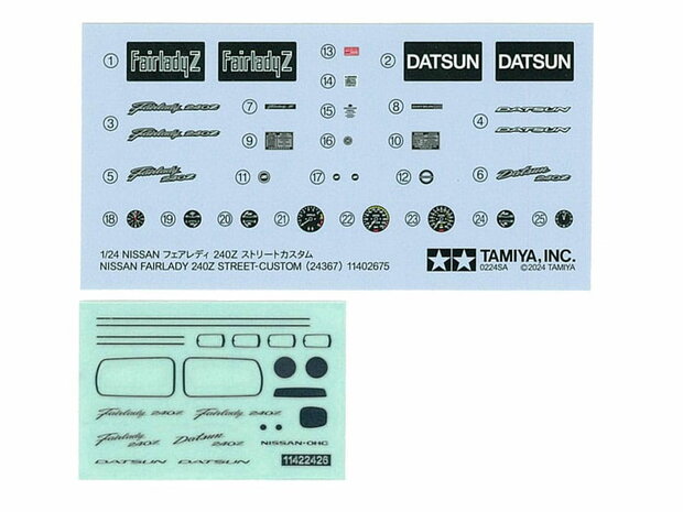 Tamiya 24367 - Nissan Fairlady 240Z Street-Custom - 1:24