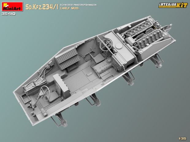 MiniArt 35410 - Sd.Kfz.234/1 Schwerer Panzerspähwagen Early Mod. - 1:35