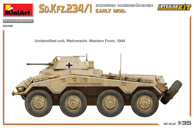 MiniArt 35410 - Sd.Kfz.234/1 Schwerer Panzerspähwagen Early Mod. - 1:35