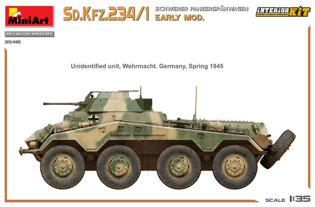 MiniArt 35410 - Sd.Kfz.234/1 Schwerer Panzerspähwagen Early Mod. - 1:35