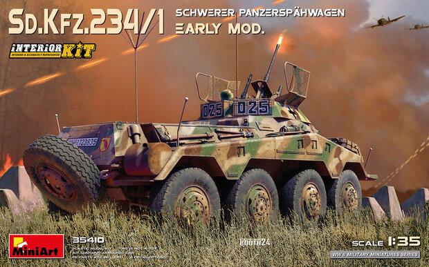 MiniArt 35410 - Sd.Kfz.234/1 Schwerer Panzerspähwagen Early Mod. - 1:35