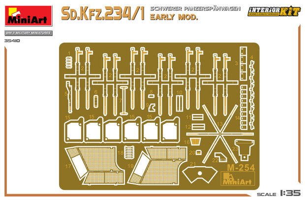 MiniArt 35410 - Sd.Kfz.234/1 Schwerer Panzerspähwagen Early Mod. - 1:35