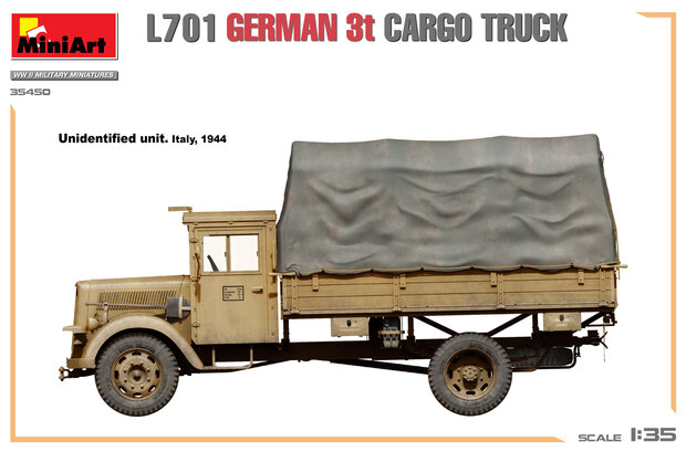 MiniArt 35450 - L701 German 3t Cargo Truck - 1:35