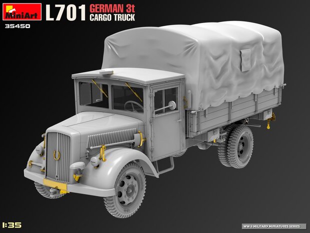 MiniArt 35450 - L701 German 3t Cargo Truck - 1:35