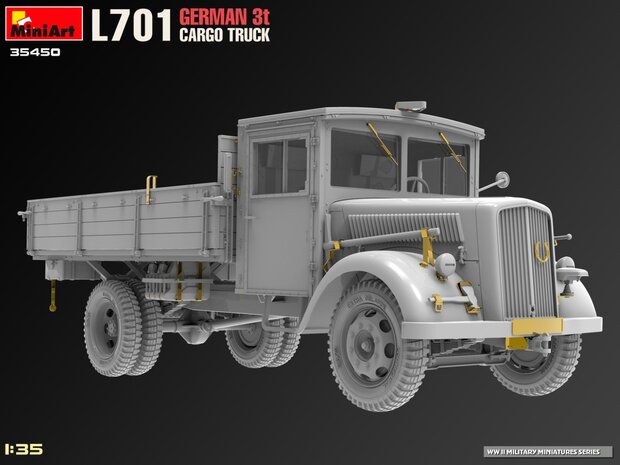 MiniArt 35450 - L701 German 3t Cargo Truck - 1:35