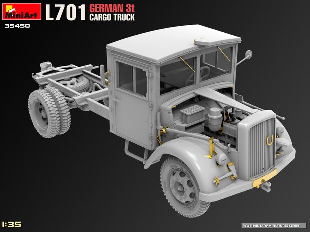 MiniArt 35450 - L701 German 3t Cargo Truck - 1:35