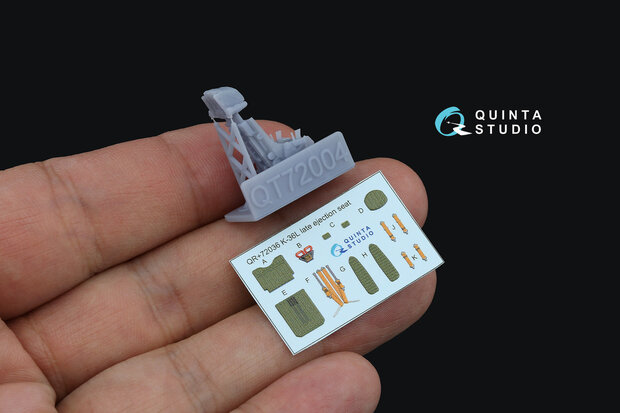 Quinta Studio QR+72036 -  K-36L (late) ejection seat (for Su-25/Su-25SM aircraft since 2008) (All kits) - 1:72